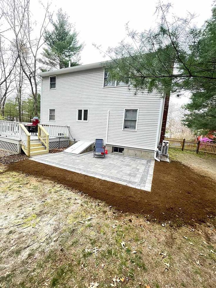 After Brick Paver Patio Construction