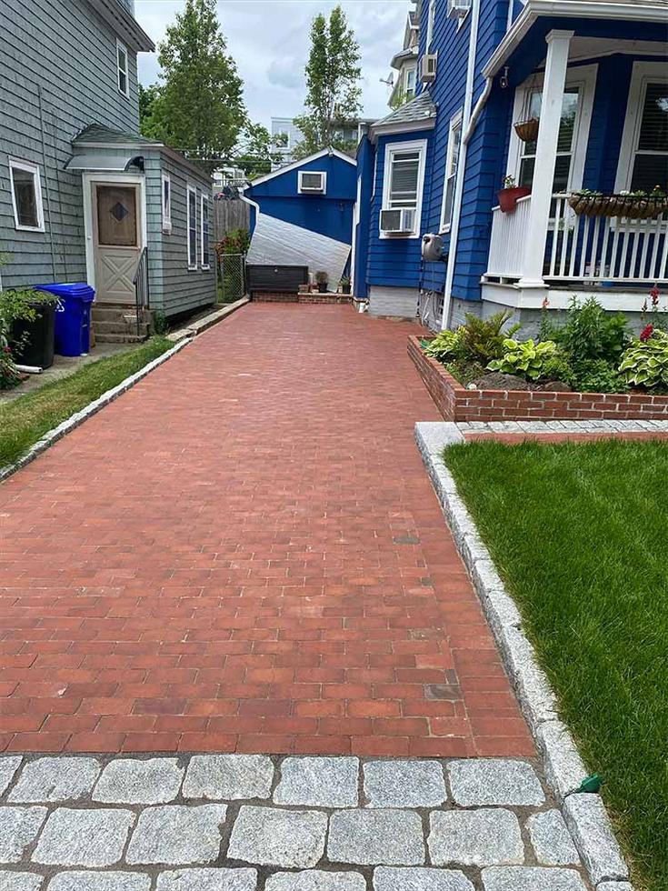 After Driveway Installation
