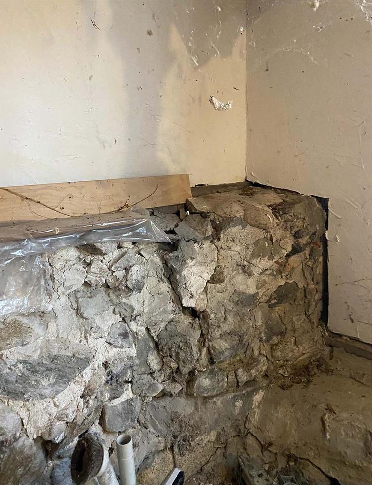 Basement Natural Stone Wall