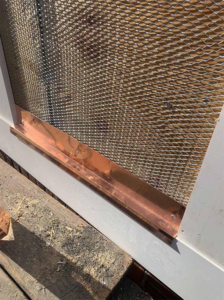 Copper Cap Installation
