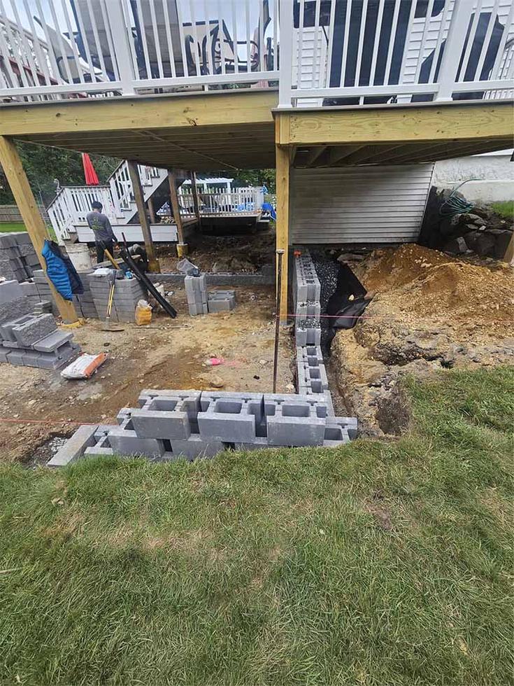 Stone Retaining Wall