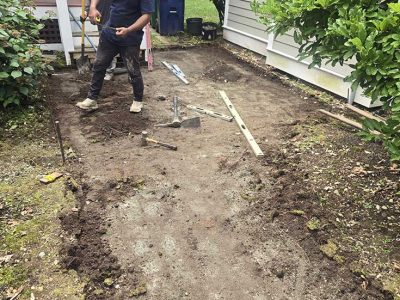 New Paver Walkway