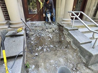 Residential Granite Stair Installation