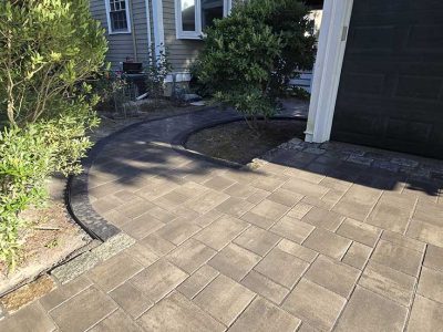 Residential Paver Walkway Installation