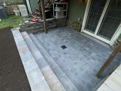 After Backyard Paver Patio Installation