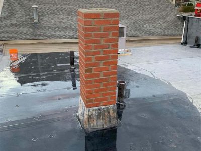 After Chimney Flashing