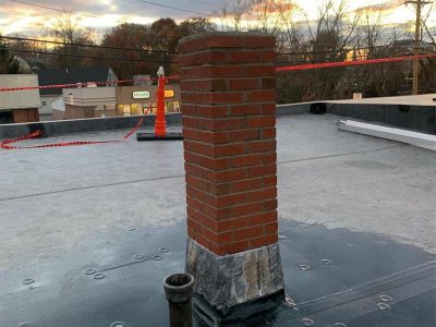 After Chimney Flashing
