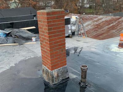 After Chimney Flashing