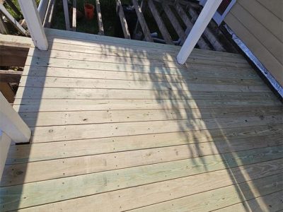 After Pressure Treated Wood Decking