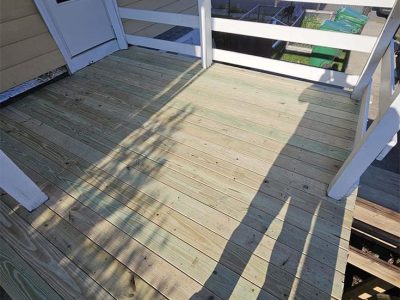 After Pressure Treated Wood Decking