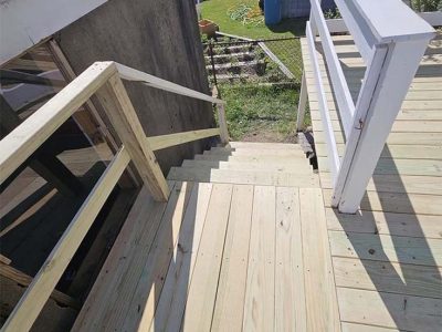 After Pressure Treated Wood Decking