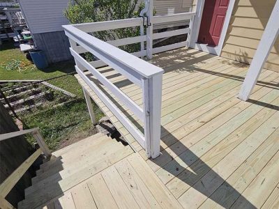 After Pressure Treated Wood Decking