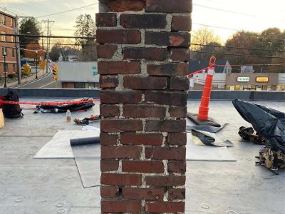 Brick Chimney Installation