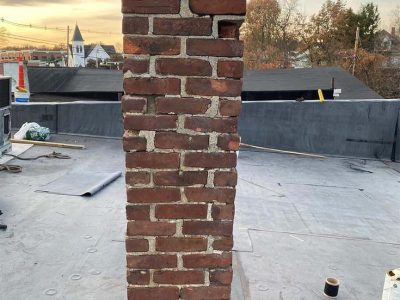 Brick Chimney Installation