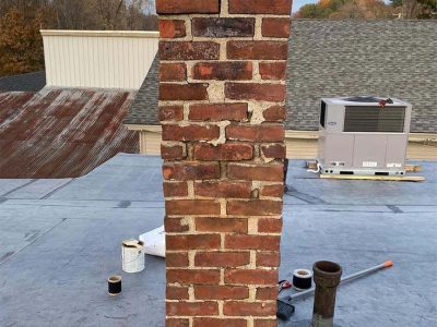 Brick Chimney Installation