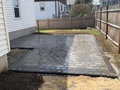 Brick Patio Installation