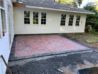 Brick Patio Installation