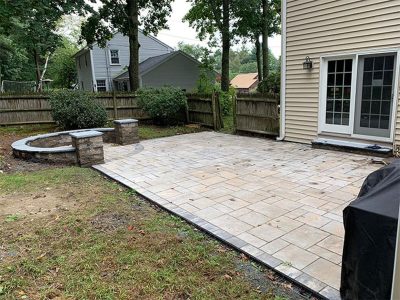 Brick Patio Installation