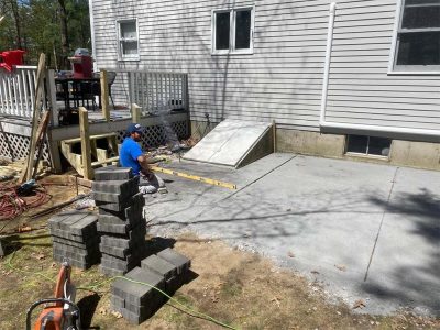 Brick Paver Patio Construction