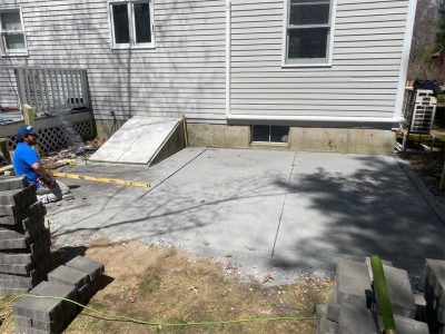Brick Paver Patio Construction