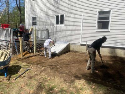 Brick Paver Patio Construction