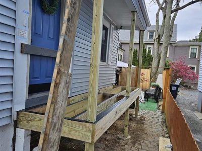 Composite Wood Deck Installation