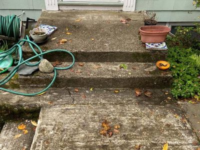 Concrete Door Step Restoration