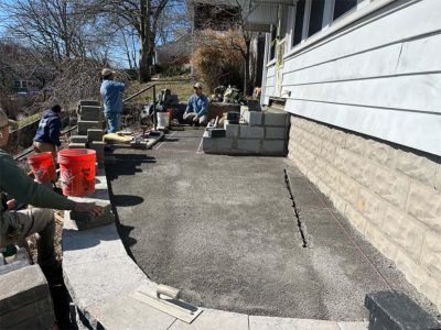 Concrete Paver Walkway