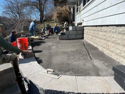 Concrete Paver Walkway