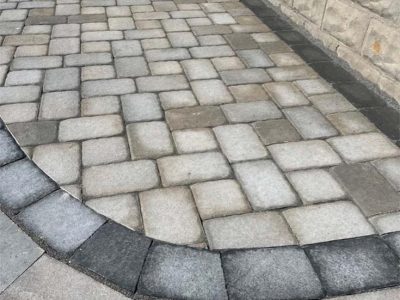 Concrete Paver Walkway