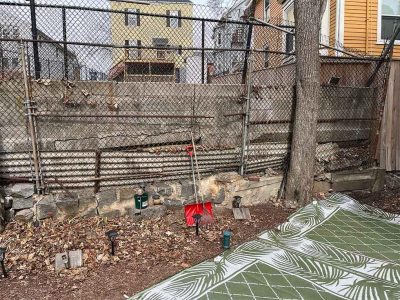 Concrete Retaining Wall Installation