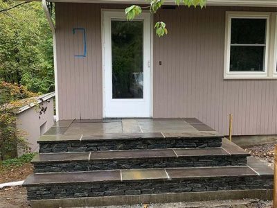 Door Entrance Step Installation