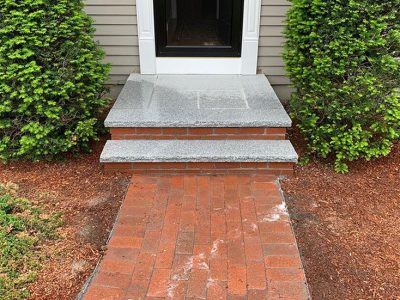Front Door Step Installation