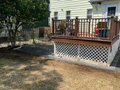 Garden Paver Patio Installation