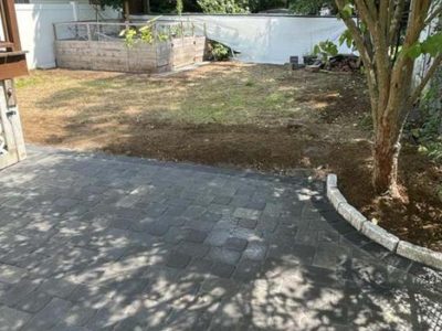 Garden Paver Patio Installation
