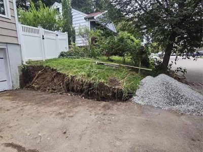 Garden Retaining Wall