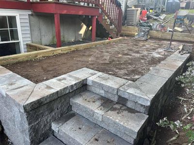 New Paver Patio Installation