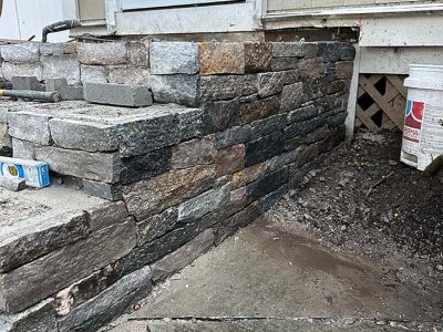 New Stone Stair Installation
