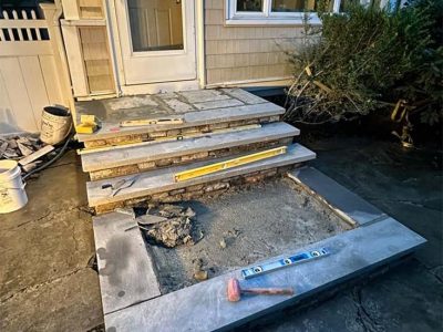 New Stone Stair Installation