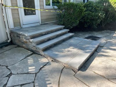 New Stone Stair Installation