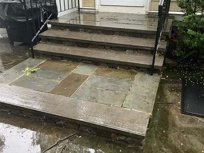 New Stone Stair Installation