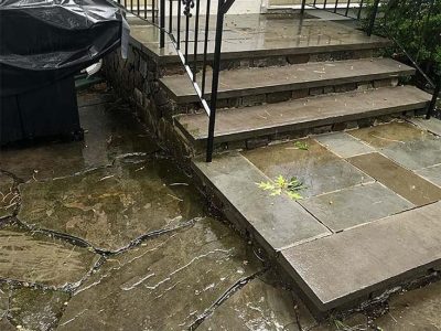 New Stone Stair Installation