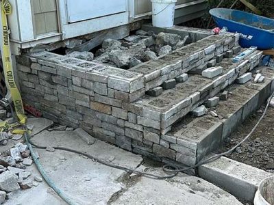 New Stone Stair Installation