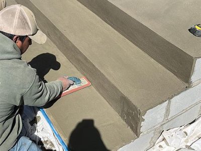 Residential Concrete Stair Construction