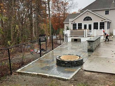 Stone Patio Installation