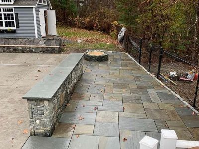 Stone Patio Installation