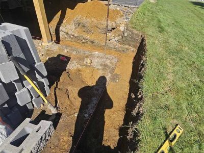 Stone Retaining Wall