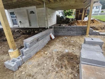 Stone Retaining Wall
