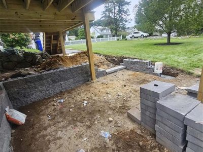 Stone Retaining Wall