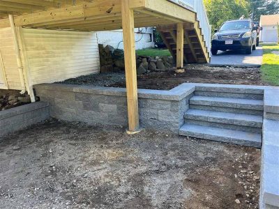 Stone Retaining Wall